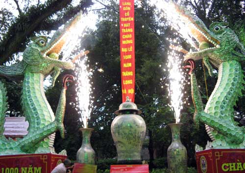 Ra mắt tác phẩm Rồng thời lý bằng gốm sứ lớn nhất Việt Nam